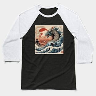 giant serpent in the sea of japan Baseball T-Shirt